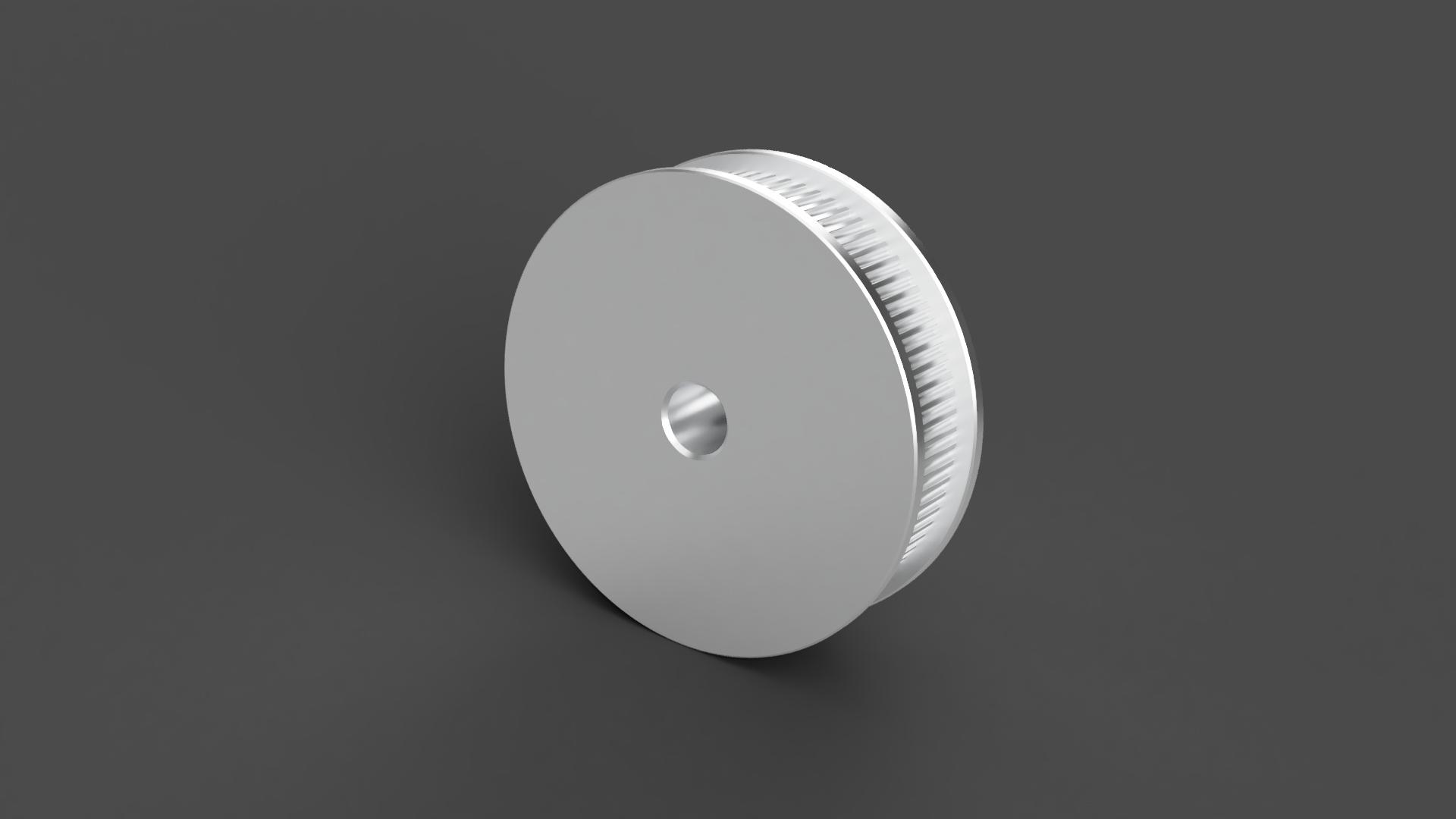 2GT滑轮，BF型，80齿，外径55毫米；6mm和10mm皮带宽度；8毫米、10毫米、12毫米和15毫米孔径